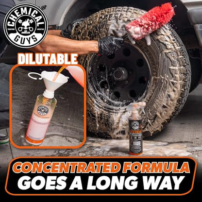 Chemical Guys, Signature Series Orange Degreaser Spray, Heavy Duty, 16 oz | Heavy-duty citrus degreaser breaks down grease and oil on engines, tires, tools and undercarriages, dilutable - size: 16 Fl Oz (Pack of 1)
