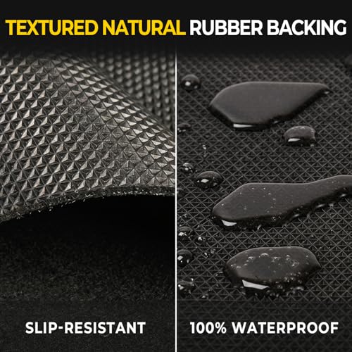 GOLENER Oil Spill Mat - 36”x60” Garage Floor Mat for Under Car, Absorbent Oil Mat, Rubber Floor Mats, Waterproof, Contain Liquid, Protect Garage Surface from Spills, Reusable, Washable, Durable, Black - size: 3' x 5' (Rectangular)