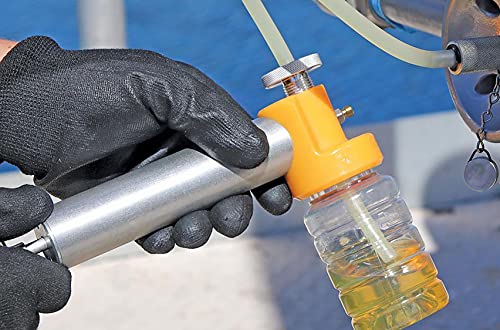 Oil Sampling Pump - Made in USA - with Vacuum Release Valve - Compatible with 5/16-inch Hose, 1/4-inch Hose (Most commonly Used) and 3/16-inch Hose