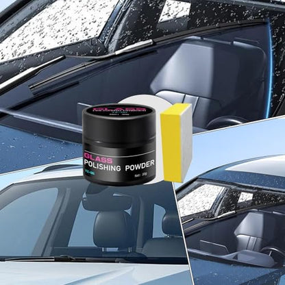 Ing Powder, Cerium Oxide for Car Windshield, Removes Oil Film, Water Spots, and Fine Scratches, Restores Clarity and Shine, Ideal for Automotive, Home