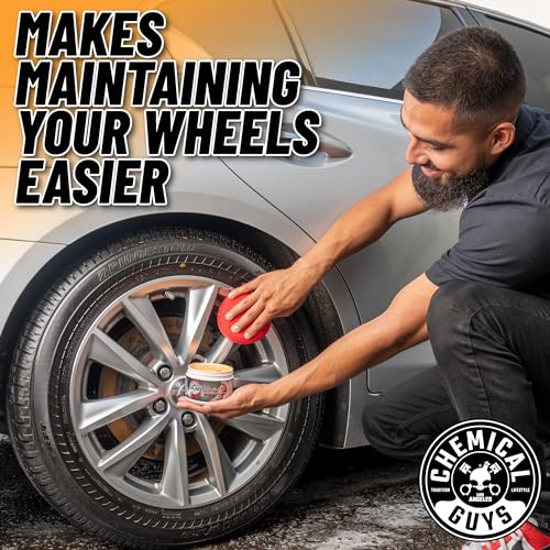 Chemical Guys WAC315 Wheel Guard and Rim Wax, Safe for Cars, Trucks, SUVs, Motorcycles, RVs & More, 8 fl oz