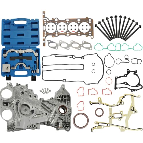 2011–21 Timing Cover Head Gasket Set Tool Kit Fit For Buick Chevrolet 1.4L | 1.4L Timing Tool Kit Timing Cover Gasket Set Fit For Buick Encore Chevrolet Trax Sonic Cruze Limited L4 Turbo 2011–21,ES72474 - size: GM 1.4 timing chain kit with tool