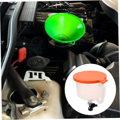 Cabilock 15-Piece Coolant Funnel Kit Spill Proof Radiator Funnel Set Adapters for Auto Coolant Flush and Radiator Bleeding Tool Car Repair Accessory