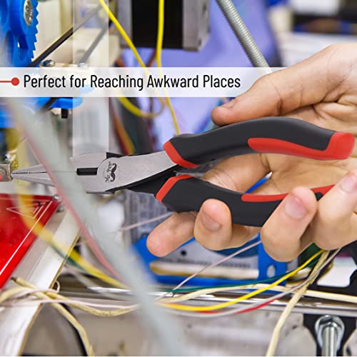 Mr. Pen- Needle Nose Pliers, 7 Inch, Long Nose Pliers | Needle Nose Pliers Tool, Pliers Needle Nose, Long Nose Pliers with Cutter, Wire Wrapping, Crafts, Jewelry Making Supplies