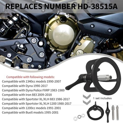 CHIFUN Clutch Spring Compressor Compression Tool Steel Compatible with Harley Softail Touring Sportster 1990-2017 XL 883 1200 48 Dyna Buell Models