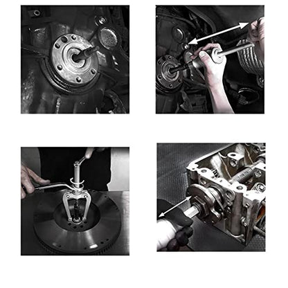 16PCS Blind Hole Pilot Bearing Internal Extractor Puller W/Slide Hammer Removal Tool Kit