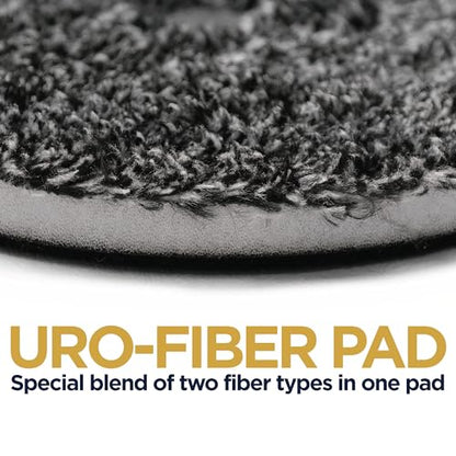URO-Fiber Microfiber Car Buffer Polisher Pads for Buff and Shine, 6 Inch Polisher Dual Action Buffing Tool for Cutting, Polishing Pad & Finishing, Durable Foam Car Polish Detailing Supplies (692mfp)