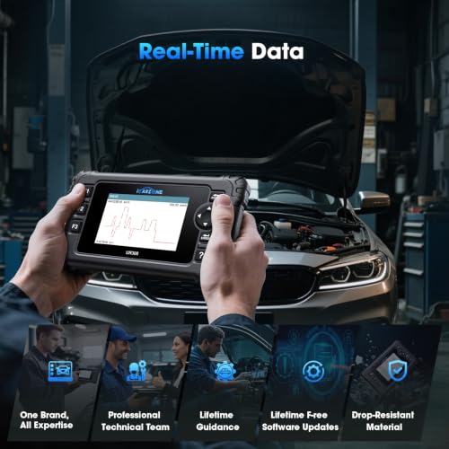 UR300 Diagnostic Scan Tool for All Cars, 48 Resets with 200+Subfuncitons, 4000+Bidirectional Test Items, Battery Registration, OBD2 Scanner, ECU Coding for BMW/VW/Audi, CAN-FD Supported