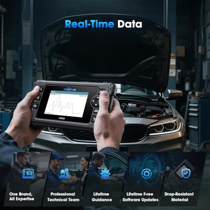 UR300 Diagnostic Scan Tool for All Cars, 48 Resets with 200+Subfuncitons, 4000+Bidirectional Test Items, Battery Registration, OBD2 Scanner, ECU Coding for BMW/VW/Audi, CAN-FD Supported