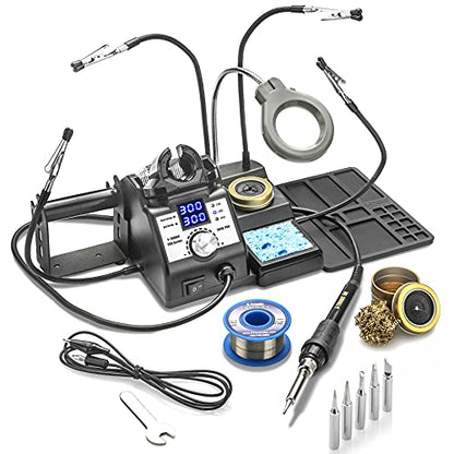 X-Tronic 3060-PRO - 75 Watt Soldering Iron Station (PRO - w/5 Extra Solder Tips) - style: PRO - w/5 Extra Solder Tips