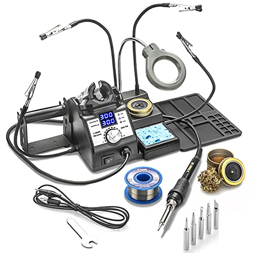 X-Tronic 3060-PRO - 75 Watt Soldering Iron Station (PRO - w/5 Extra Solder Tips) - style: PRO - w/5 Extra Solder Tips