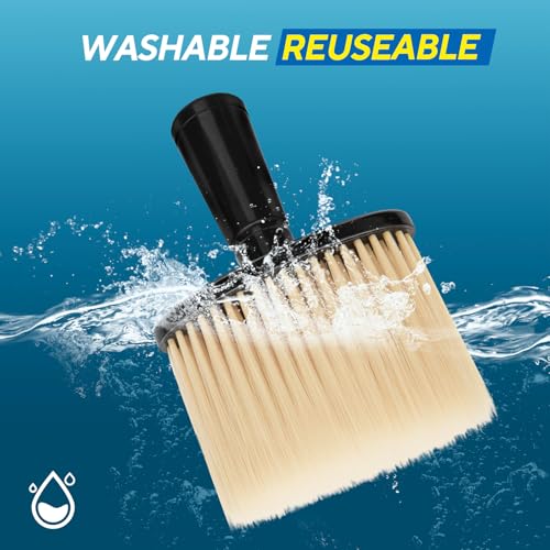 Car Detailing Brush, Automotive Interior Dusting Brush, Soft Car Interior Cleaning Tool for Dashboard Interior, Leather, Keyboard, Scratch-Free (2PCS-C) - size: 2PCS-C