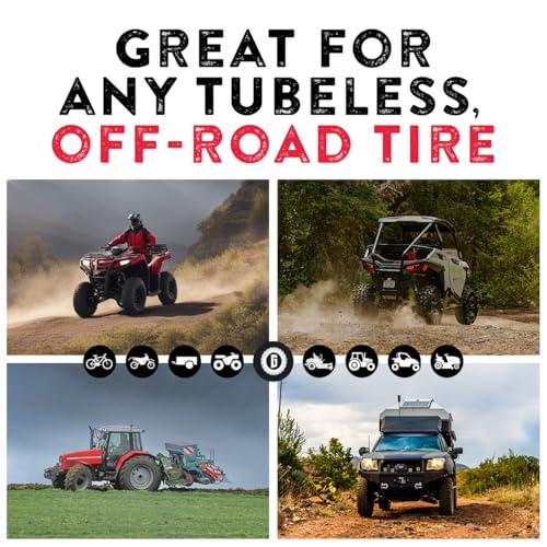 GlueTread Expedition All-Inclusive Off-Road Tire Repair Kit | Repair Any Kind of Tire Damage or Puncture | Includes Sidewall Tire Repair Patches, Plugs, and Colby Emergency Valve Stems