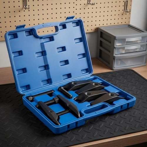 predolo 6 Pieces Ball Joint Separator Kit Various Sizes Ball Joint Puller Set Carrying Case Included Tie Rod End Remover Set for Garage