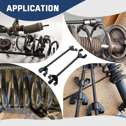 DASBET 14" Coil Spring Compressor Tool Suspension Strut Remover Installer Kit Macpherson Coil Spring Compressor