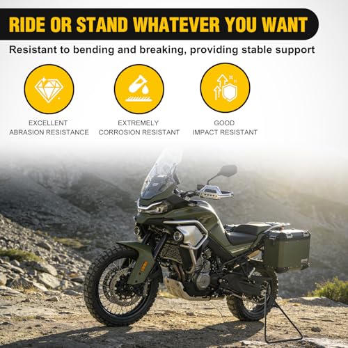 Nilight Dirt Bike Kickstand Holder, Universal Motorcycle Triangle Side Stand for 80-500cc Supermoto Motocross Enduro Pit Bike Black - color: Motorcycle Triangle Side Stand