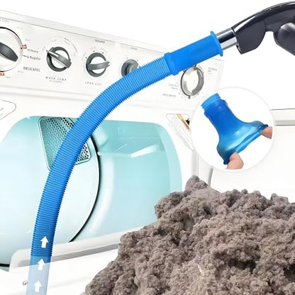 Universal Dryer Vent Cleaner Kit Compatible with All Vacuum Cleaner Include Vacuum Hose Attachment Accessories Brush Lint Brush,Dryer Vent Vacuum Hose (Set A)