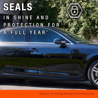 Nu Finish Once a Year Polish and Sealant - Professional Car Polish, 3-in-1 Ceramic Technology to Repair Scratches & Protect Paint, Gift for car Lovers - size: 16oz, style: Once a Year Polish