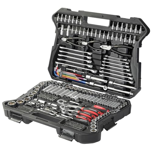 STARWORK TRUE MECHANIC™ 314-Piece Mechanics Tool Set and Socket Set, 1/4", 3/8", 1/2" Drive, Professional, Metric - size: 314 PC