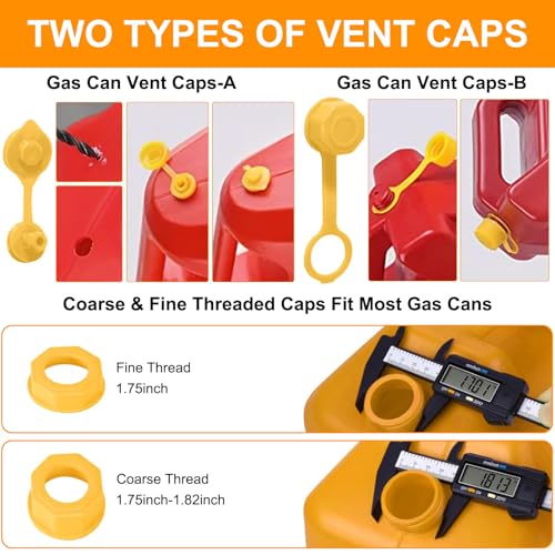 19-Piece Automotive Funnel Set with Fuel Can Spout Replacement – Long Neck Oil Funnel & Plastic Fuel Funnel for Transferring Fuel, Oil, Coolant, Motor Oil, Water