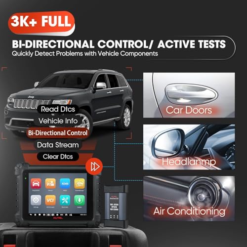 Autel Scanner MaxiSys MS909 Intelligent Scan Tool, 2026 Motor TruSpeed Same as MSUltra Ultra S2 MS919, TSB, Topology 2.0, Up of Elite 2 PRO MS908S PRO II, DOIP & CAN FD, 40+ Service, 3K+ Bidirectional
