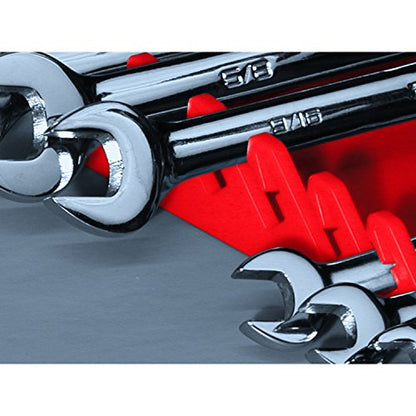 Ernst Manufacturing 5044-Red Gripper Wrench Organizer, 6 Tool, Red - color: Red, size: 6 Tool, style: Standard