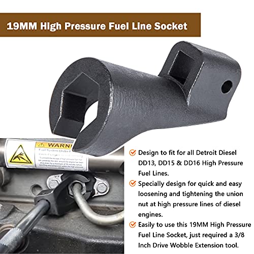 DD15 Timing Tool Engine Brake Adjustment Tool/Engine Barring Tool/TDC Locating Pin/Fuel Line Socket/Idler 3 Cantilever Tool/Crankshaft TDC Locating Tool/Camshaft Timing Tools for Detroit Diesel DD15