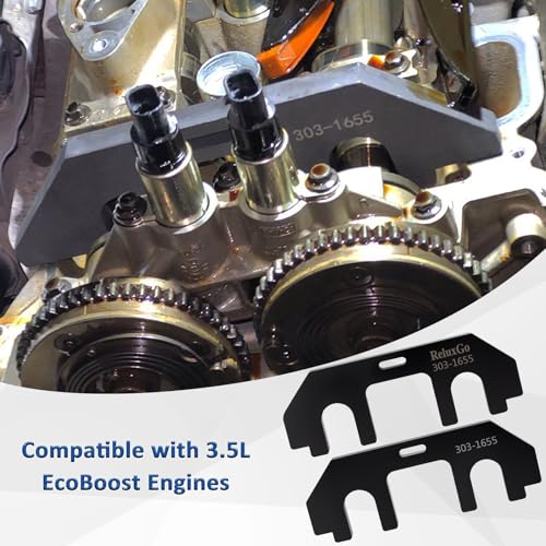 ReluxGo 303-1655 Camshaft Holding Tool Kit, Compatible with Ford 3.5L EcoBoost Upgraded GT F-150 Expedition Lincoln Navigator, with Cylinder Head Screw Removal Socket - size: 303-1655