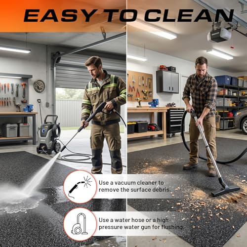 8.8 x 22 FT Garage Floor Mat,Oil Spill Resistant Garage Pad,Garage Flooring | Garage Floor Mat with Waterproof Non-Slip Backing,Durable,Garage Floor Mats for Various Vehicle Models,Protects Garage Floor