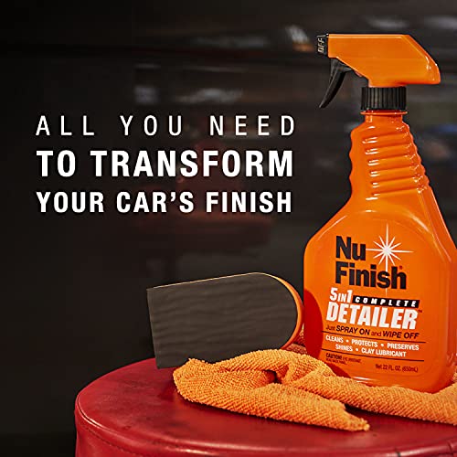 Nu Finish Quick Clay Car Kit with Clay Block, Detailer and Cloth (3 Items) - style: Quick Clay Car Kit