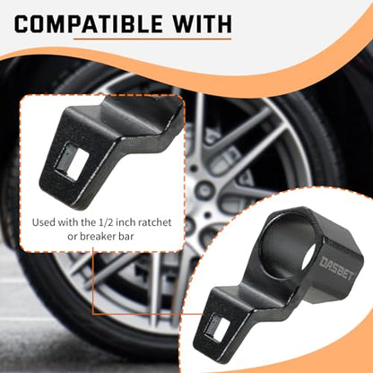 DASBET 50mm Hex Crankshaft Crank Damper Pulley Holding Wrench Socket Tool | Compatible for Honda Acura