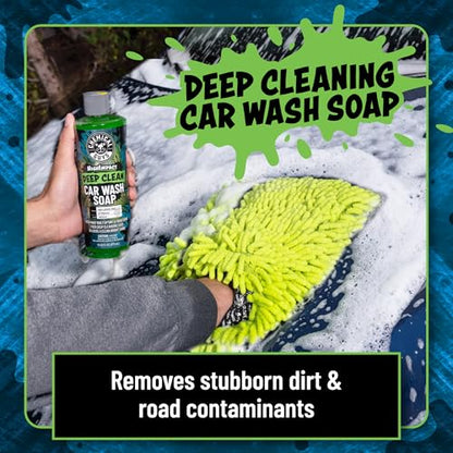 Chemical Guys, High Impact Deep Cleaning Car Wash Soap, High Suds, 1 Gallon | High-lubricity suds lift dirt and grime from paint, wheels and exterior, gentle in cannons or buckets, bubble gum scent - size: 128 Fl Oz (Pack of 1)