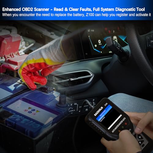 Z100 Fit for BMW-OBD2-Scanner, Car Code Readers, Full-System-Car-Diagnostic-Tools, with Battery Registration Tool, Oil Reset, ABS Bleed, EPB Reset, TPS Regulation (Black) - color: Silver gray, size: BMW Special