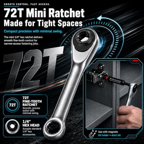 88-Piece Impact Driver & Magnetic Screwdriver Bit Set, S2 Steel Security Torx Hex Phillips Square Triangle Slotted Bits, Mini Ratchet Wrench, Magnetic Bit Holders & Nut Driver, 1/4'' Hex Shank - style: 88-Piece Impact Screwdriver Bit Set, S2 Steel Securit