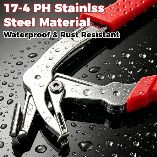 Car Clip Pliers, Professional Panel Clip Removal Tool, Clip Removal Pliers for Automotive Push Pin & Door Trim, Door Panels Disassembly Without Damage