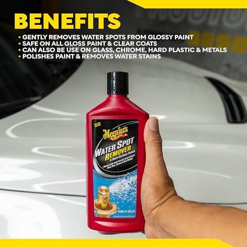 Meguiar's A3714 Water Spot Remover - Water Stain Remover and Polish for All Hard Surfaces,16 oz - size: 16 Fl Oz (Pack of 1)