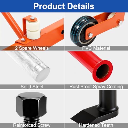 Manual Tire Bead Breaker and Tire Bead Breaker Slide Hammer and Tire Dolly for Tire Changing Tool Tire Changer Kit - style: Tire Bead Breaker+Bar+Dolly