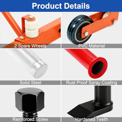 Manual Tire Bead Breaker and Tire Bead Breaker Slide Hammer and Tire Dolly for Tire Changing Tool Tire Changer Kit - style: Tire Bead Breaker+Bar+Dolly