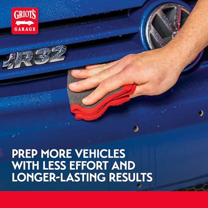 Griot's Garage Surface Prep Towel for Car Detailing, Cleaning and Polishing, Clay Bar Alternative, 9" x 9", 55592