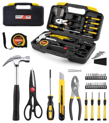 40-Piece Tool Set - General Household Hand Tool Kit with Plastic Toolbox Storage Case… - style: 40 Piece