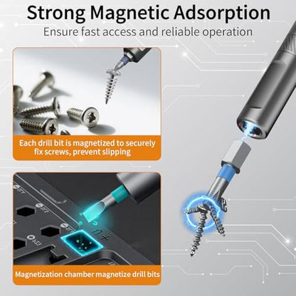 42 in 1 Magnetic Ratchet Screwdriver Set, Multi Bit DIY Magnetic Screwdriver Set with Detachable Ratchet Handle, Portable Precision Repair Tool Kit for Furniture, Electronics, Bicycle New Tools 2026 - size: 42 in 1 Screwdriver Set