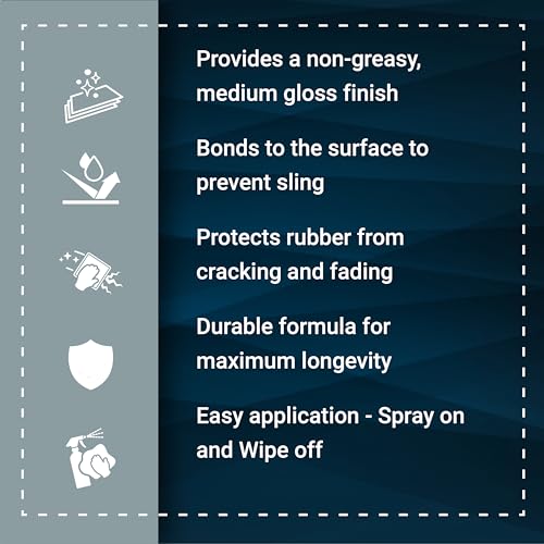 Bling Sauce Tire Sauce Natural Look Tire Shine, Cars, Trucks, SUVs, 24 oz | Water-based dressing leaves tires factory fresh, non-greasy and protected from UV cracking, dry rot and sling - style: Tire Sauce