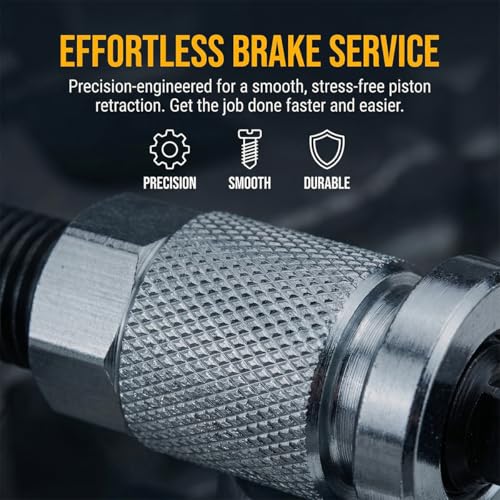 3PCS/Set Car Brake Piston Wind Back Tool, Automotive Brake Caliper Piston Rewind Kits, Vehicle Rear Right Handle Pad Wind Back Caliper Tool Replacement Set, Universal Fit - size: 3PCS