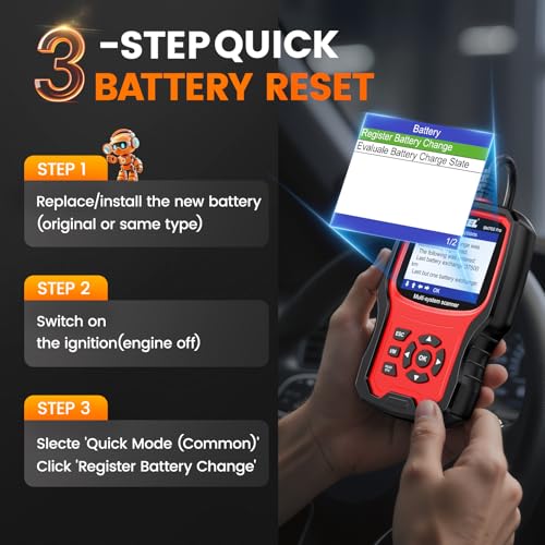 ANCEL BM700 PRO Fit for BMW Scanner - Battery Registration Tool, Code Reader for BMW/Mini/RR, Advanced OBD2 Scanner Auto V-I-N, Full System Diagnostic for BMW Scan Tool with All Reset Services (Red) - color: BM700 Pro Red