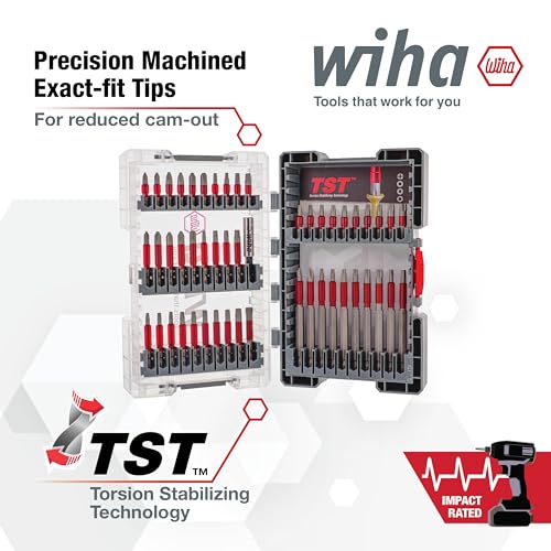 Wiha 76885 50 Piece MaxxTor Impact Bit Set