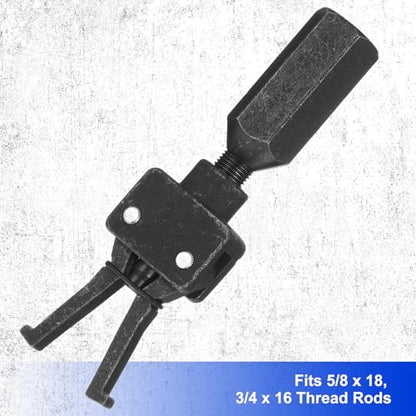 2 Pack Pilot Bearing Puller Slide Hammer Attachments 2-jaw Puller Pilot Bearing Removal Tool, Fits 5/8 x 18, 3/4 x 16 Thread Rods