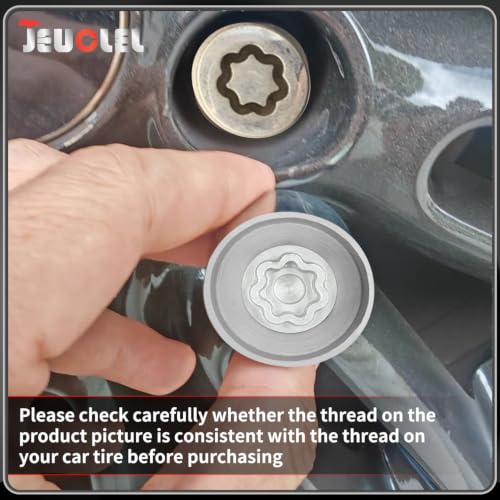 805 Wheel Locking Nut Key for Jeep Renegade Wrangler Cherokee Dodge Journey 2016-2020, 29mm Lock Bolt Inner Dia Anti-Theft Lug Nut Removal Tool - size: 805