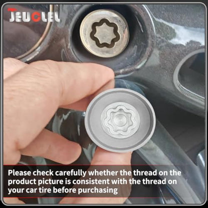 805 Wheel Locking Nut Key for Jeep Renegade Wrangler Cherokee Dodge Journey 2016-2020, 29mm Lock Bolt Inner Dia Anti-Theft Lug Nut Removal Tool - size: 805
