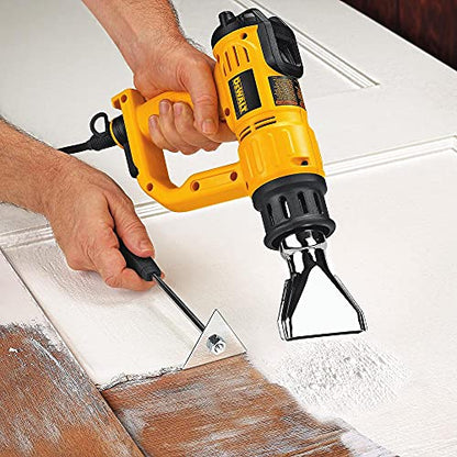DEWALT Classic Heat Gun with LCD Display & Hard Case/Accessory Kit (D26960K), Yellow