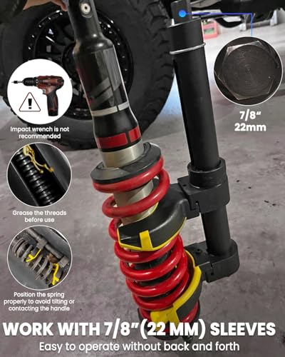 SIXIWANZI Spring Compressor Tool, Universal Coil Spring Compressor Tool | Heavy Duty